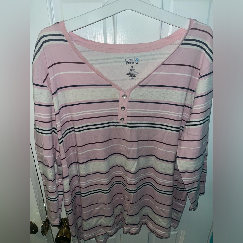 Striped Multicolor Long Sleeve Tee